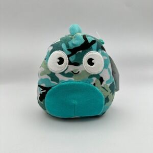 Squishmallow Calais The Chameleon Camo Lizard Reptile Soft Plush Stuffed Toy NWT